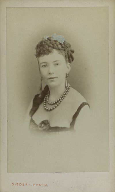 Porträt von Cora Pearl 1836-1886 von Andre Adolphe Eugene Disderi