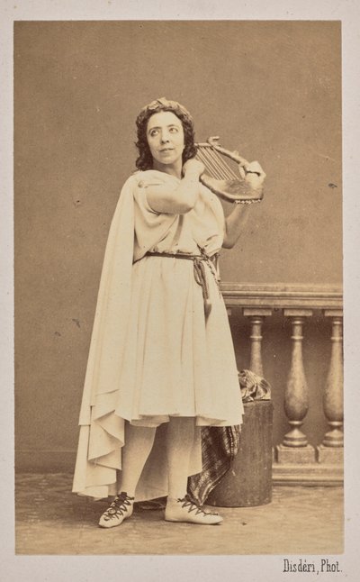 Porträt der Sängerin und Komponistin Pauline Viardot von Andre Adolphe Eugene Disderi