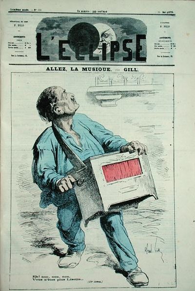 Ein Leierkastenmann, vom Titelblatt von 