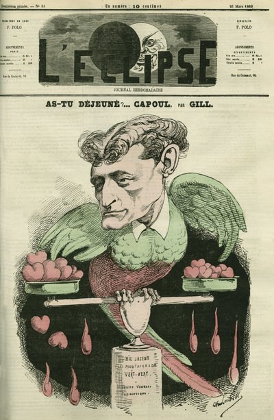 Capoul, Schauspieler der Opera Comique. Titelbild in „L