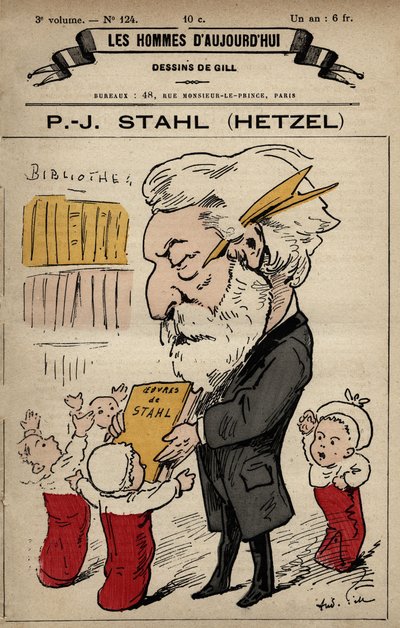Karikatur von Pierre Jules Hetzel aus 