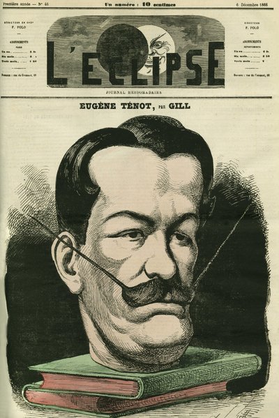 Eugène Tenot, ein französischer Politiker und Schriftsteller. Titelblatt in „L