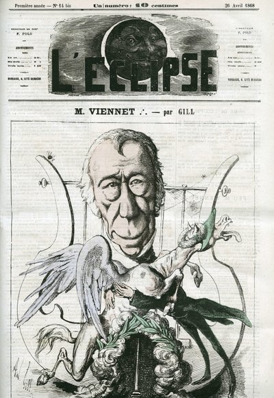 Jean-Pons-Guillaume Viennet (1777-1868), französischer Dichter, Dramatiker und Politiker. Titelblatt in „L