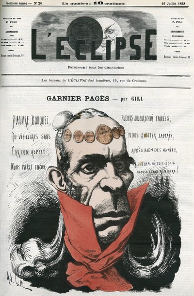 Louis Antoine Garnier-Pages (1803-1878), französischer Politiker. Titelbild in „L