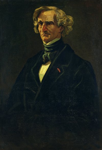 Porträt von Hector Berlioz (1803-69) früher Honore Daumier (1808-79) zugeschrieben von Andre Gill