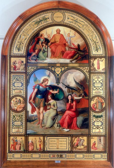 Gut und Böse, 19. Jahrhundert von Andre Jacques Victor Orsel