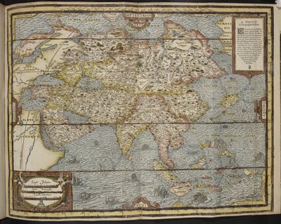 Karte von Asien, La Cosmographie Universelle d