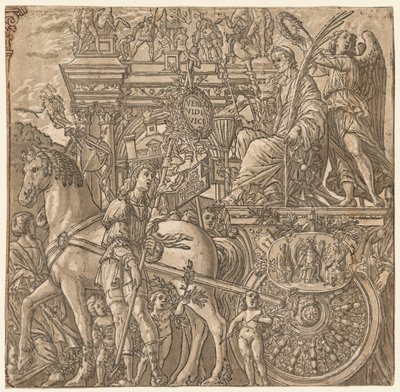 Der Triumph von Julius Caesar: Caesar triumphierend, 1593-99 von Andrea Andreani