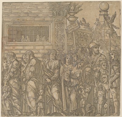 Der Triumph von Julius Caesar von Andrea Andreani after Andrea Mantegna