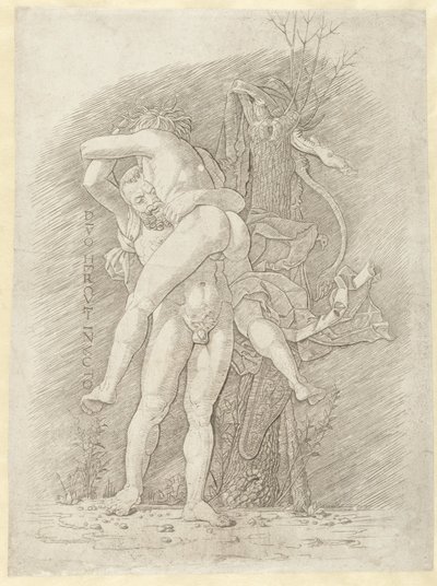Herkules und Antäus von Andrea Mantegna (school of)