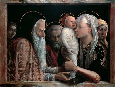 Darstellung im Tempel von Andrea Mantegna von Andrea Mantegna