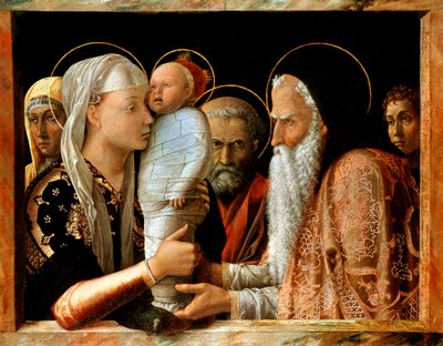 Die Darstellung Christi im Tempel von Andrea Mantegna