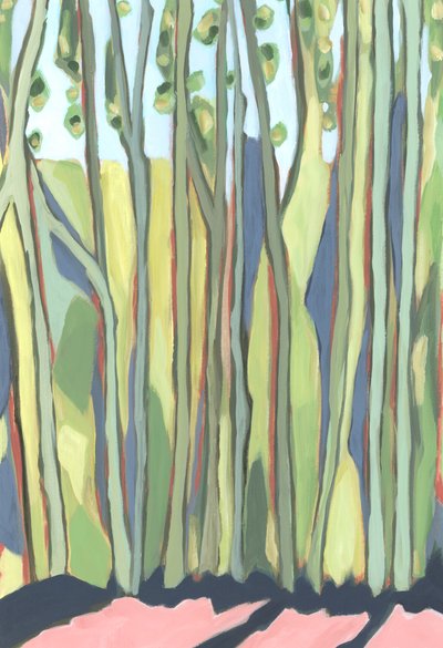 Morgen im Wald, 2024 von Andrea Mejia
