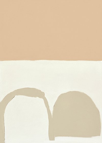 Sanfte neutrale Landschaft von Andrea Reichhart