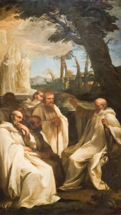 Vision des Heiligen Romuald, ca. 1631 von Andrea Sacchi