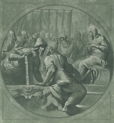 Christus verwirrt die Doktoren, 1750-70 von Andrea Scacciati