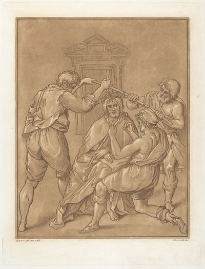 Christus mit Dornenkrone von Andrea Scacciati after Bartolomeo Cesi