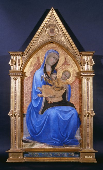 Jungfrau und Kind, ca. 1400 von Andrea Vanni