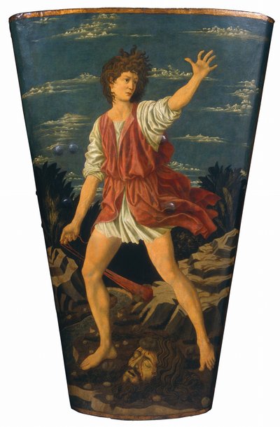 David mit dem Kopf von Goliath von Andrea del Castagno