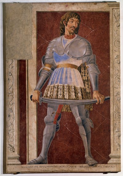 Porträt des florentinischen Condottiere Pippo Spano von Andrea del Castagno
