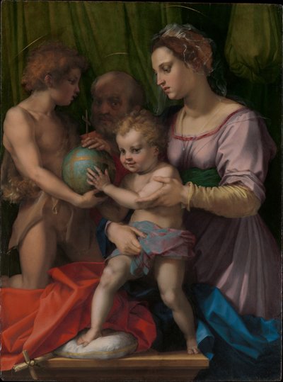 Die Heilige Familie mit dem jungen Johannes dem Täufer von Andrea del Sarto