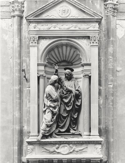 Der Unglaube des Heiligen Thomas von Andrea del Verrocchio