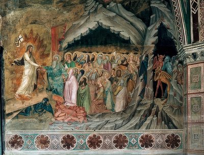 Abstieg Christi in den Limbus. Ca. 1367-1369 von Andrea di Bonaiuto