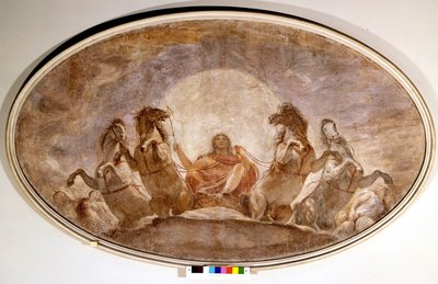 Der Wagen des Apollo. Andrea Appiani (1754-1817). Gemälde. Pinacoteca di Brera, Mailand von Andrea the Elder Appiani
