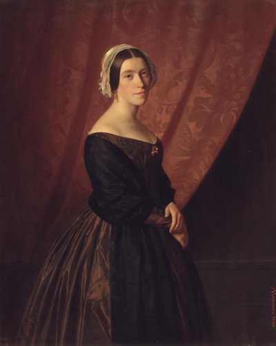 Thora Hunæus, geb. Garbrecht, die Frau des Künstlers von Andreas Herman Hunæus