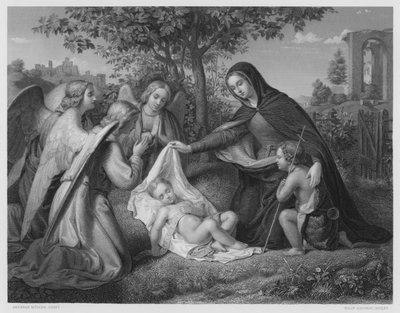 Die dienenden Engel (nach dem Bild im Besitz des Verlegers) von Andreas Johann Jacob Müller