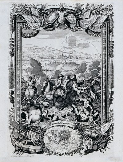 Der Sieg des Prinzen Eugen von Savoyen in Italien von Andreas Matthias Wolffgang