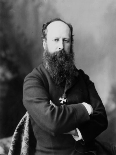 Vasily Vereshchagin, russischer Künstler, ca. 1880er-1890er Jahre von Andrei Osipovich Karelin
