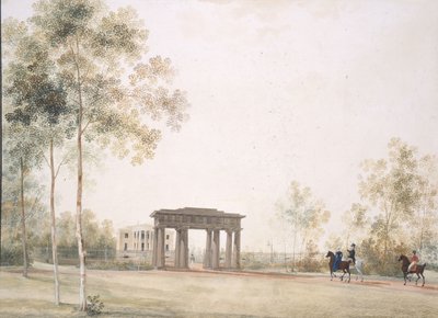 Tor zum Park in Tsarskoye Selo, nach 1821 von Andrei Yefimovich Martynov