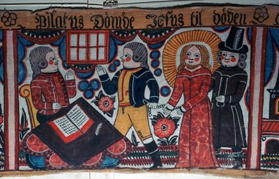 Darstellung von Christus vor Pontius Pilatus aus Schweden von Andres Palsson