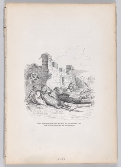 Als er in der Sonne schlief... aus Szenen aus dem privaten und öffentlichen Leben von... von Andrew Best Leloir