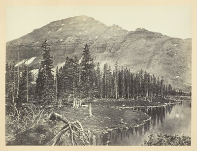 See am Kopf des Bear River, Uintah-Gebirge von Andrew Joseph Russell