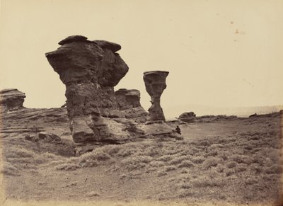 Tafel 12. Dial Rock, Red Buttes, 1869 von Andrew Joseph Russell