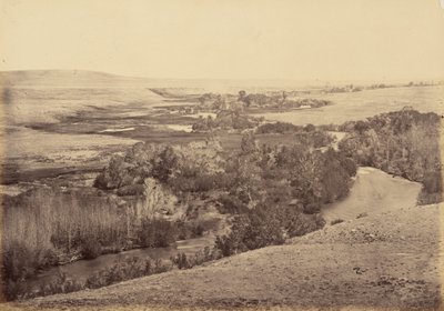 Tafel 18. Tal des Little Laramie River, 1869 von Andrew Joseph Russell