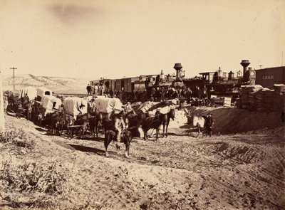 Tafel 27. Versorgungstransporte, 1869 von Andrew Joseph Russell
