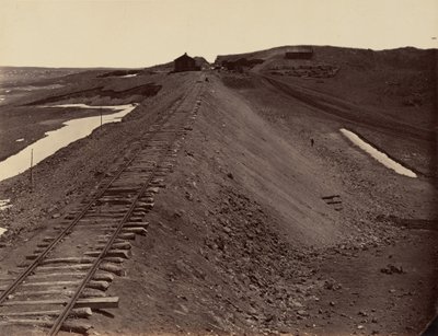 Tafel 2. Granit-Canyon, vom Wassertank, 1869 von Andrew Joseph Russell