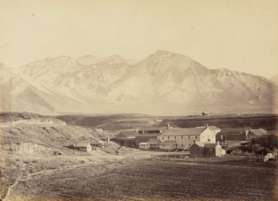 Tafel 49. Brigham Youngs Baumwoll- und Wollfabriken, 1869 von Andrew Joseph Russell