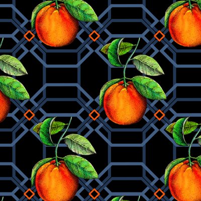 Oranges Geometrisches von Andrew Watson