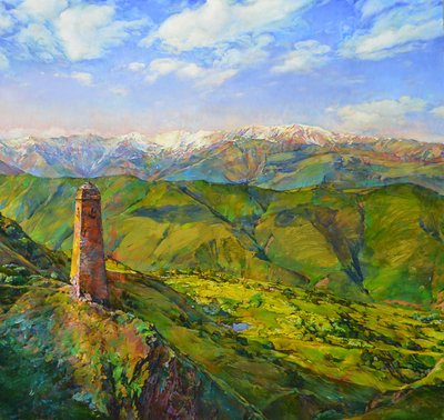 Majestätischer Bergturm von Andrii Kutsachenko