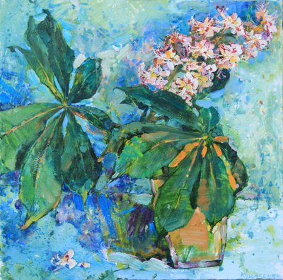 Frühlingskastanienblüten von Andrii Kutsachenko