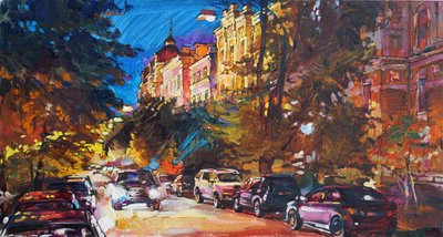 Lebendige Stadt Nacht von Andrii Kutsachenko