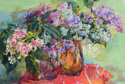 Lebendige Frühlingsblumen von Andrii Kutsachenko