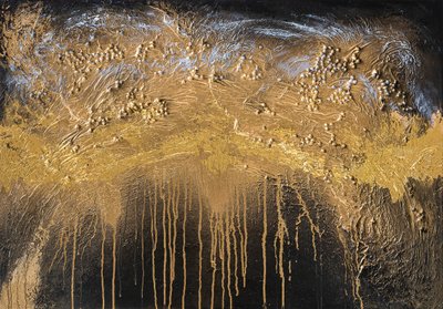 Geschmolzener Goldfluss von Anete Purina-Purite