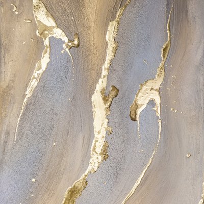 Opulente goldene Fluidität von Anete Purina-Purite