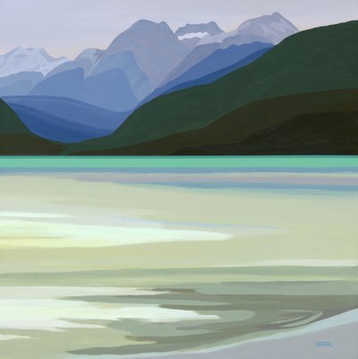 Bergsee-Reflexionen von Angela Seear
