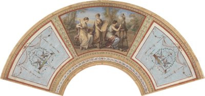 Entwurf für einen Fächer von Angelica Kauffmann